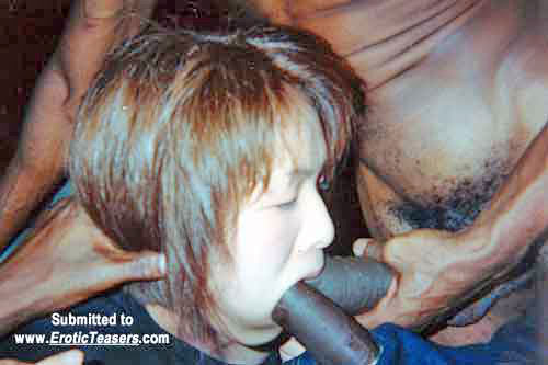 Erotic Teasers Japanese girl takes two dicks in her mouth page - photo 01o